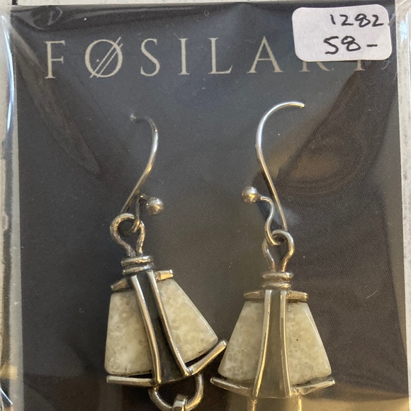 NEW Sterling Silver Turquoise Earrings - Picture 2 of 3